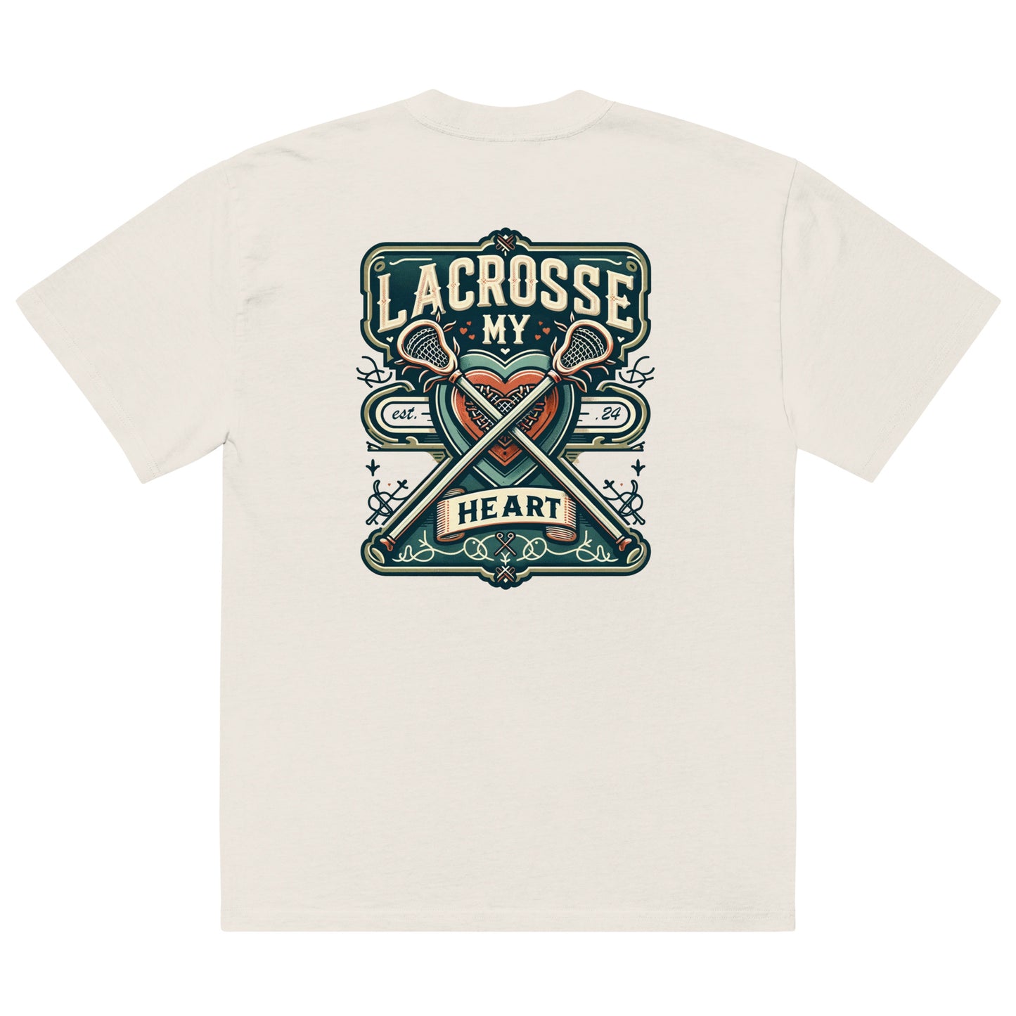 Oversized Lacrosse Sticks Tee