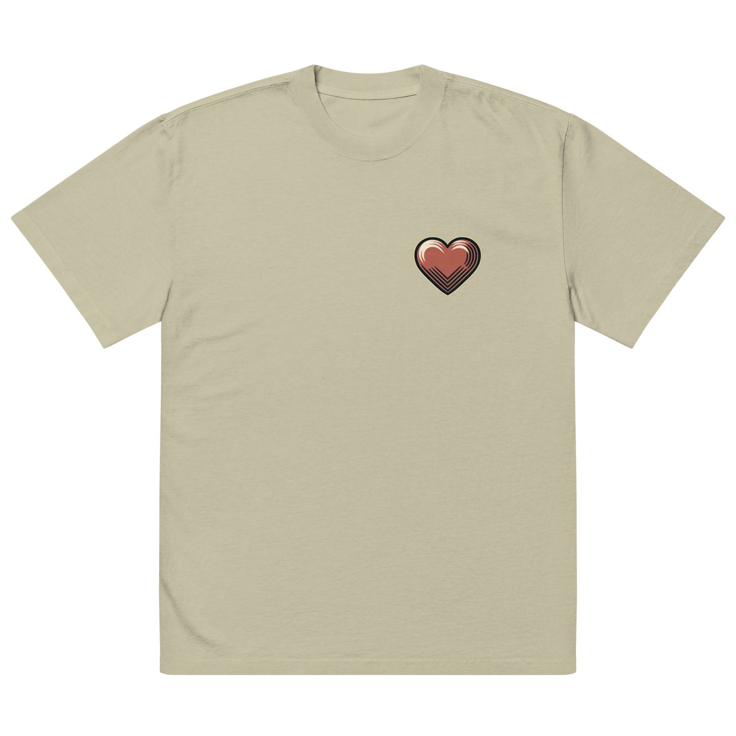 Oversized Heart Tee